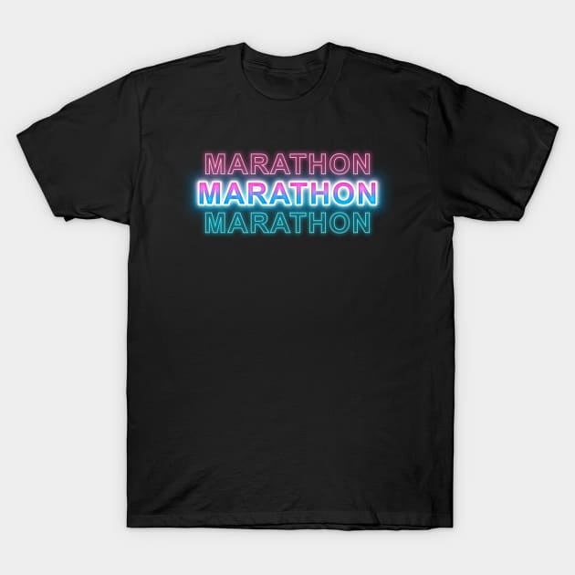 Marathon T-Shirt by Sanzida Design